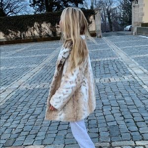 MAJORELLE faux fur coat